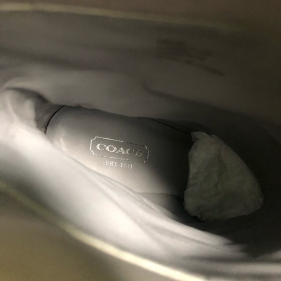 Coach LEGRA Tasseled Fold Over Ankle Boots - Picture 7 of 9